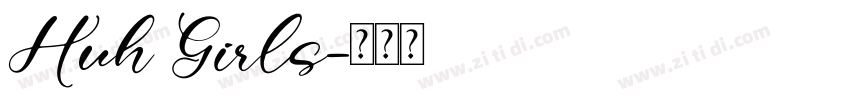 Huh Girls字体转换